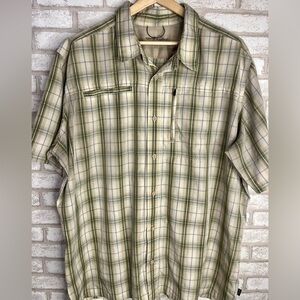 Men’s Eddie Bauer Plaid Button Down Shirt XXL